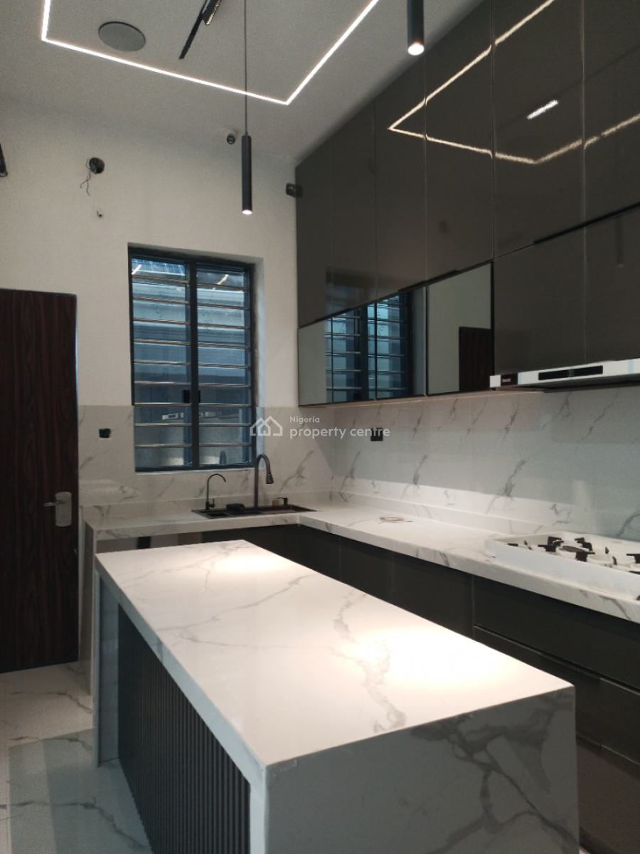 Newly Built 4 Bedroom Terrace Duplex with Bq, Osapa, Lekki, Lagos, Terraced Duplex for Sale