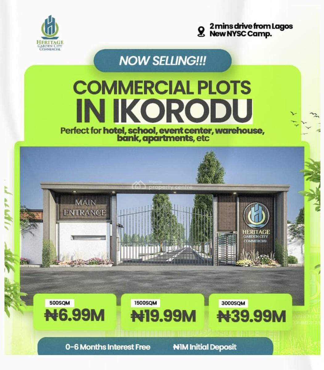 Commercial Property, Agbowa, Ikorodu, Lagos, Commercial Land for Sale