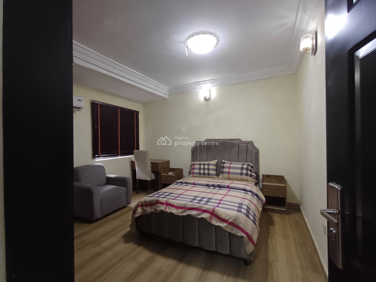 Fully Furnished & Serviced One Bedroom Flat, Wuse 2, Abuja, Mini Flat (room and Parlour) for Rent