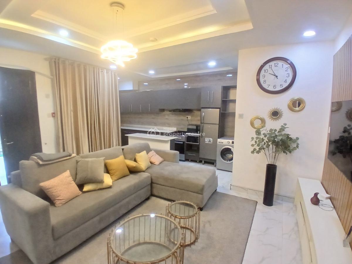 Fully Furnished 1 Bedroom Mini Flat Within a Serviced Apartment, Ologolo, Lekki, Lagos, Mini Flat (room and Parlour) for Rent