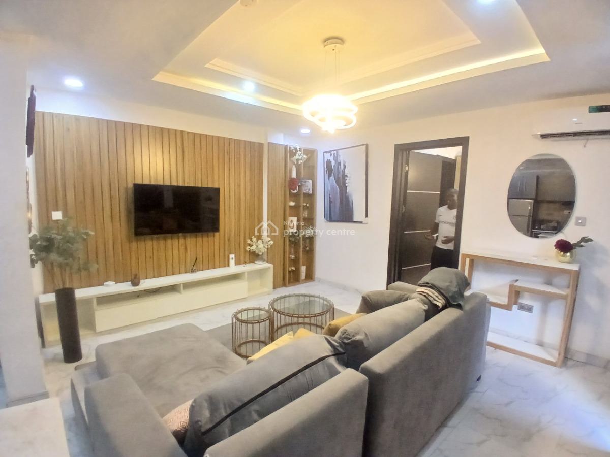 Fully Furnished 1 Bedroom Mini Flat Within a Serviced Apartment, Ologolo, Lekki, Lagos, Mini Flat (room and Parlour) for Rent