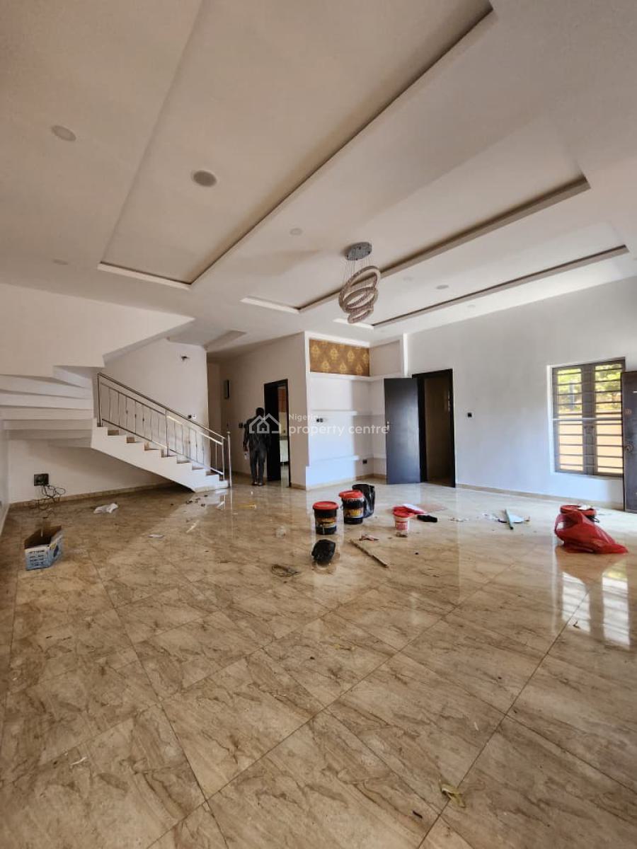 Spacious 4 Bedroom Detached Duplex with Bq, Chevron, Lekki, Lagos, Detached Duplex for Rent