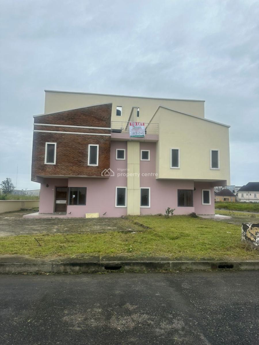 Decent and Luxury 5 Bedroom Semi Detached Duplex with 2 Rooms Bq, Creek Haven Estate Off Harris Drive Ikota Lekki., Lekki, Lagos, Semi-detached Duplex for Rent