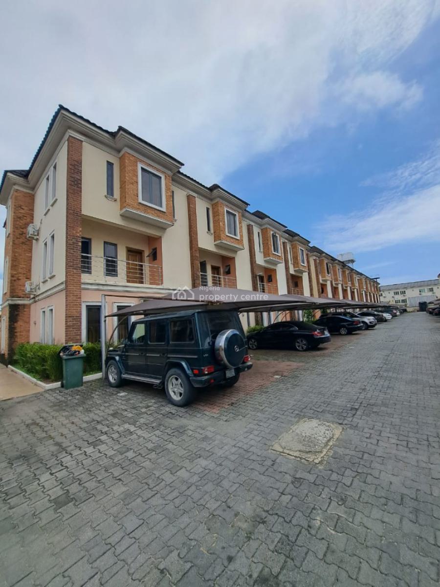 Quality 4-bedroom Terrace Duplex - Corner Piece with Pool, Chevron Alternative Route, Lekki, Lagos, Terraced Duplex for Sale