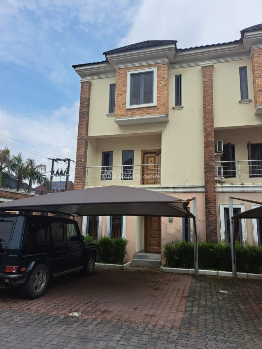 Quality 4-bedroom Terrace Duplex - Corner Piece with Pool, Chevron Alternative Route, Lekki, Lagos, Terraced Duplex for Sale
