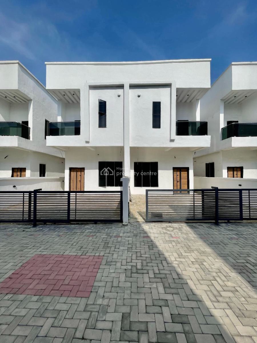Contemporary Well Built 4 Bedroom Semi Detached Duplex with Bq, Orchid. Very Serene and Secured Estate, Lekki, Lagos, Semi-detached Duplex for Sale