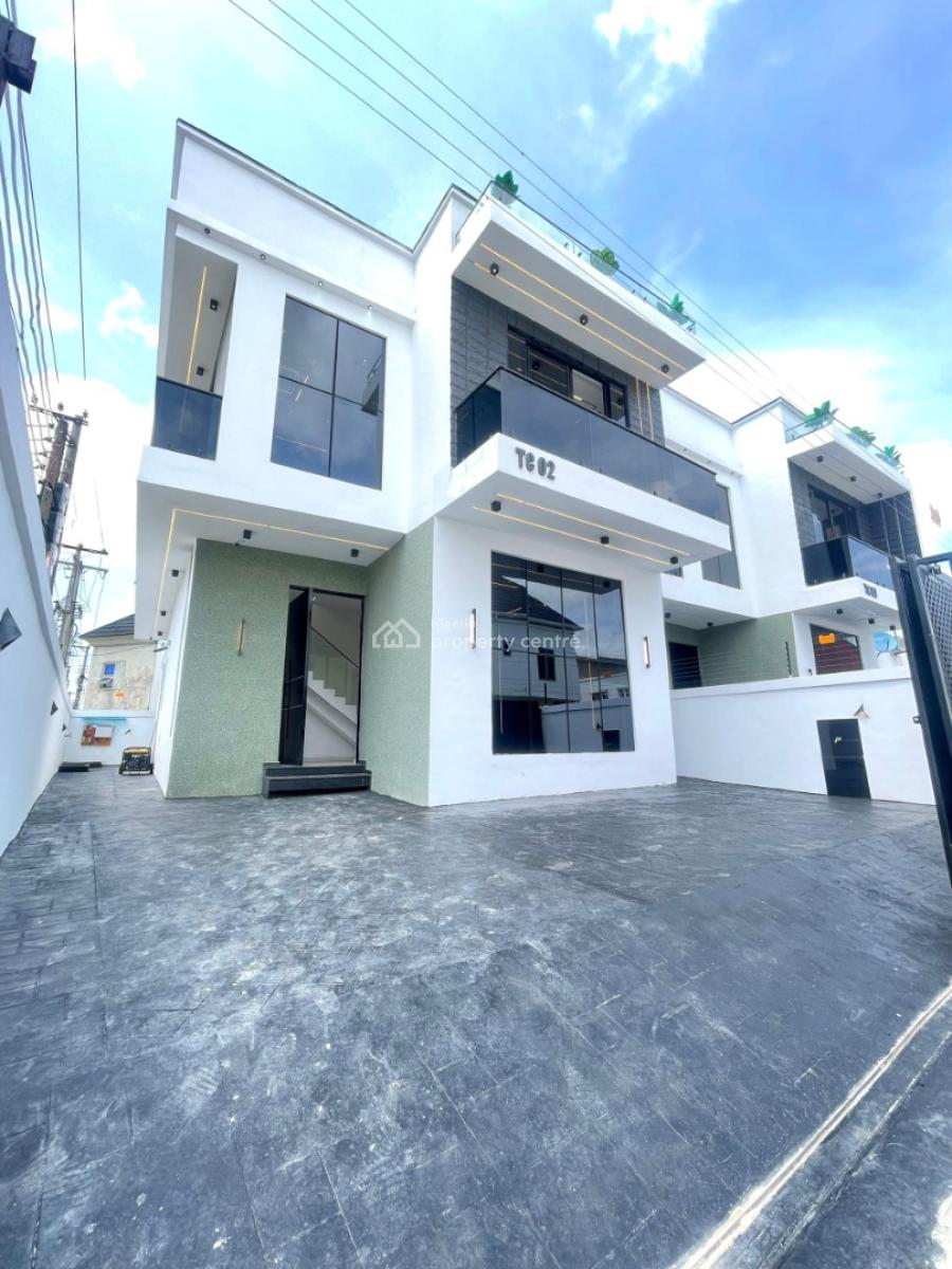 Stunning Luxury 4 Bedroom Fully Detached Duplex with a Room Bq, Ajah, Lagos, Detached Duplex for Sale