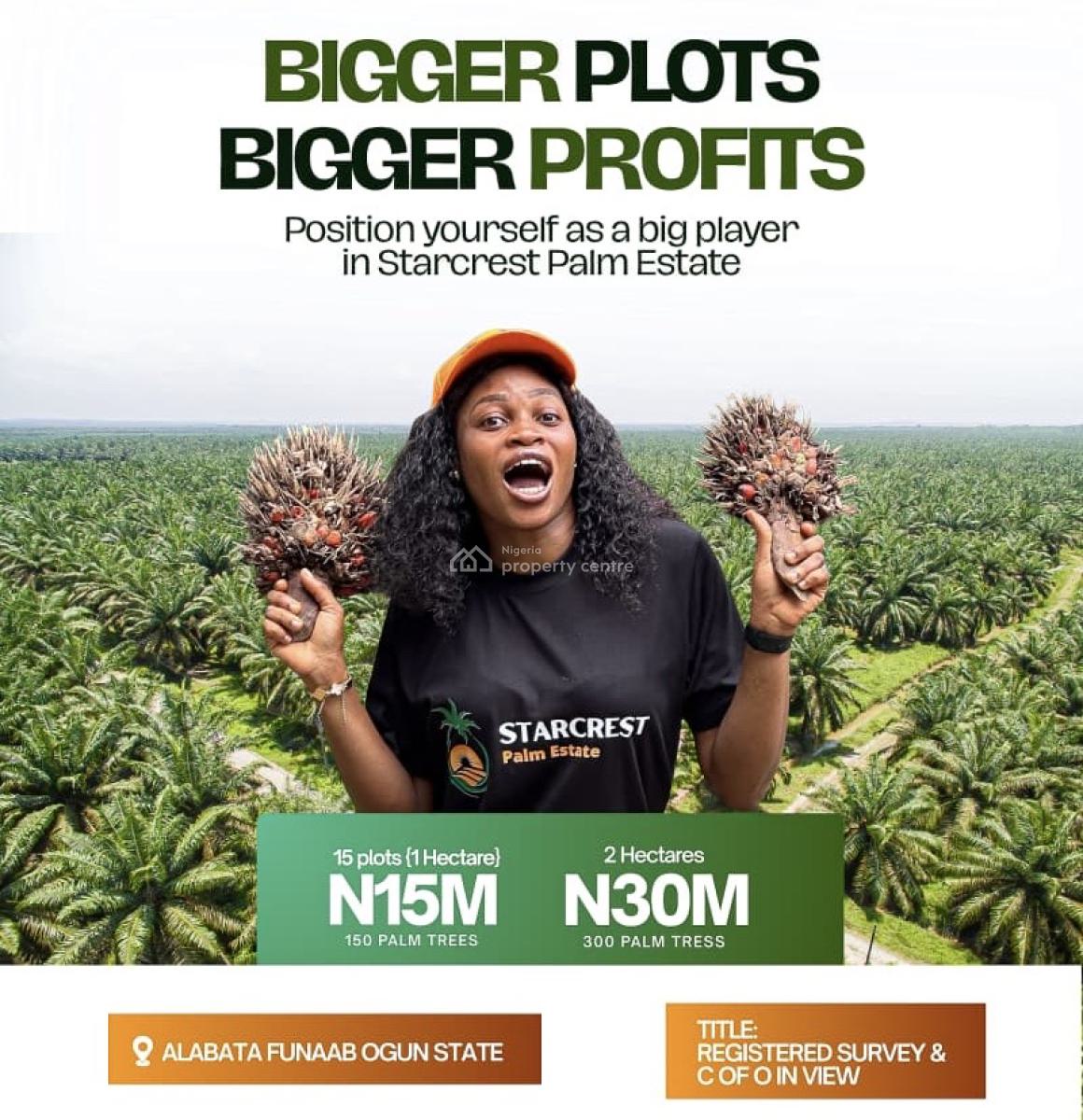 Affordable Farmland, Alabata Funaab Very Close to The University, Abeokuta North, Ogun, Land for Sale