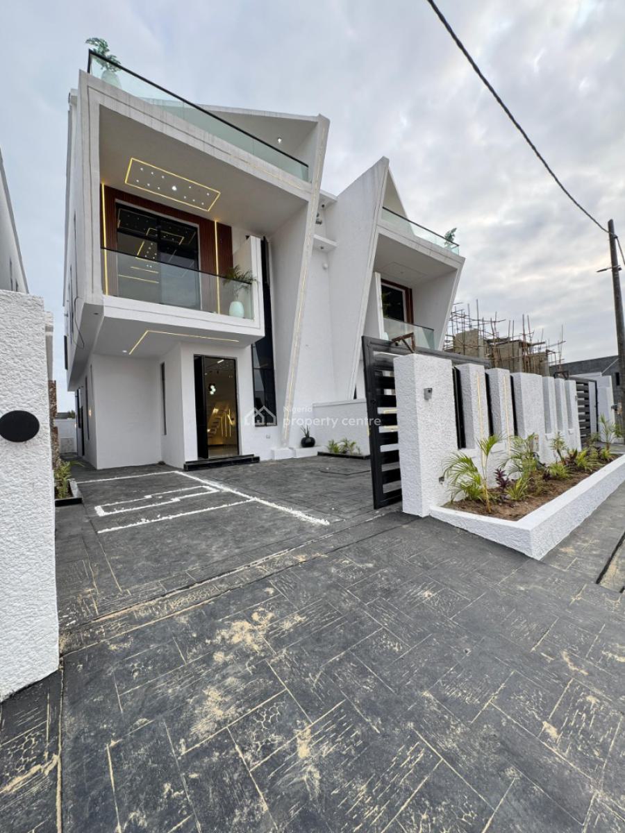 Exquisitely Finished 4 Bedroom Semi-detached Duplex with Bq, Ikota, Lekki, Lagos, Semi-detached Duplex for Sale