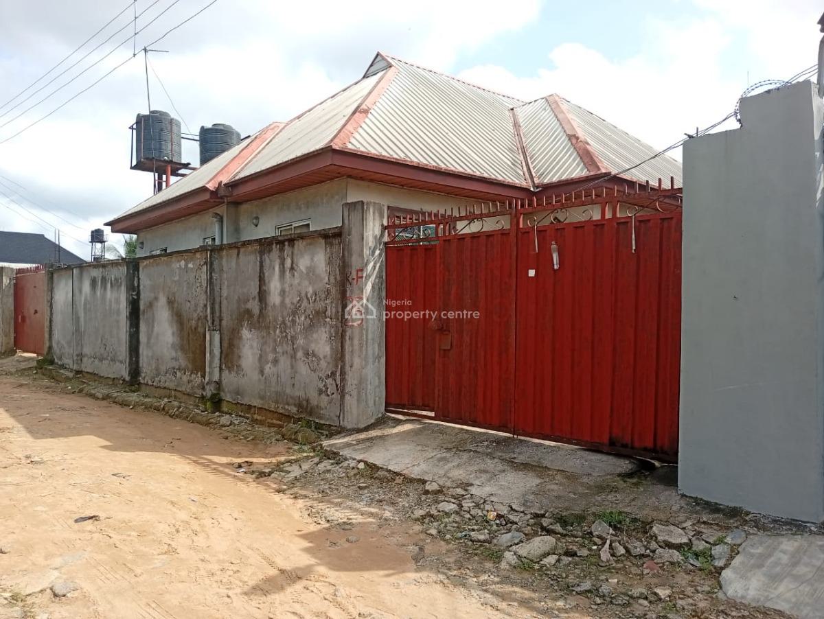 Standard Four (4) Bedroom Bungalow with 2 Units of 2 Bedroom Flats, Eliminigwe Housing Estate, Elelenwo, Port Harcourt, Rivers, Block of Flats for Sale