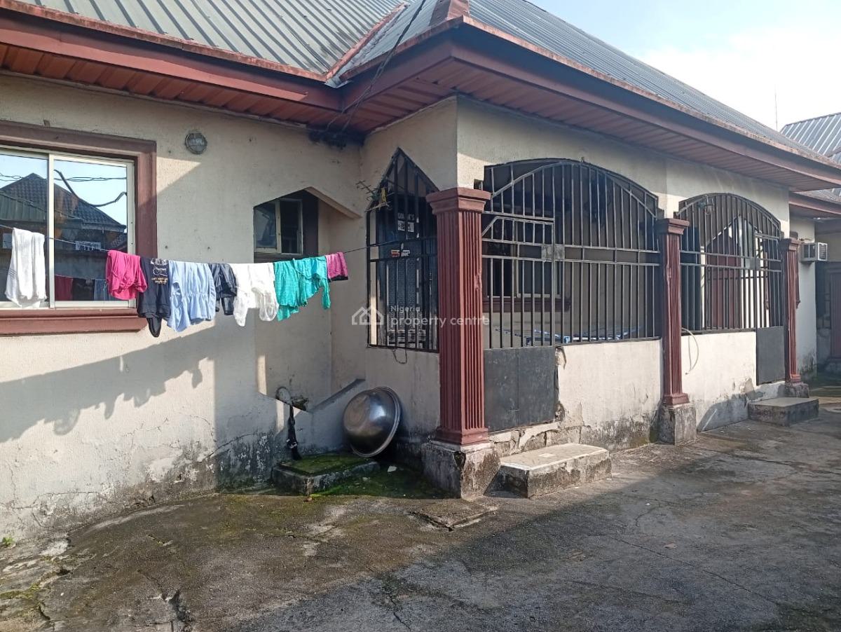 Standard Four (4) Bedroom Bungalow with 2 Units of 2 Bedroom Flats, Eliminigwe Housing Estate, Elelenwo, Port Harcourt, Rivers, Block of Flats for Sale