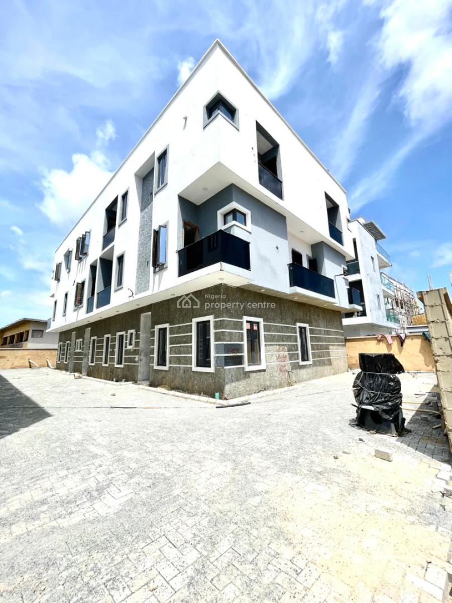 Newly Built 4 Bedroom Terrace Duplex with a Bq in a Secure Estate, Lekki Phase 1, Lekki, Lagos, Terraced Duplex for Sale