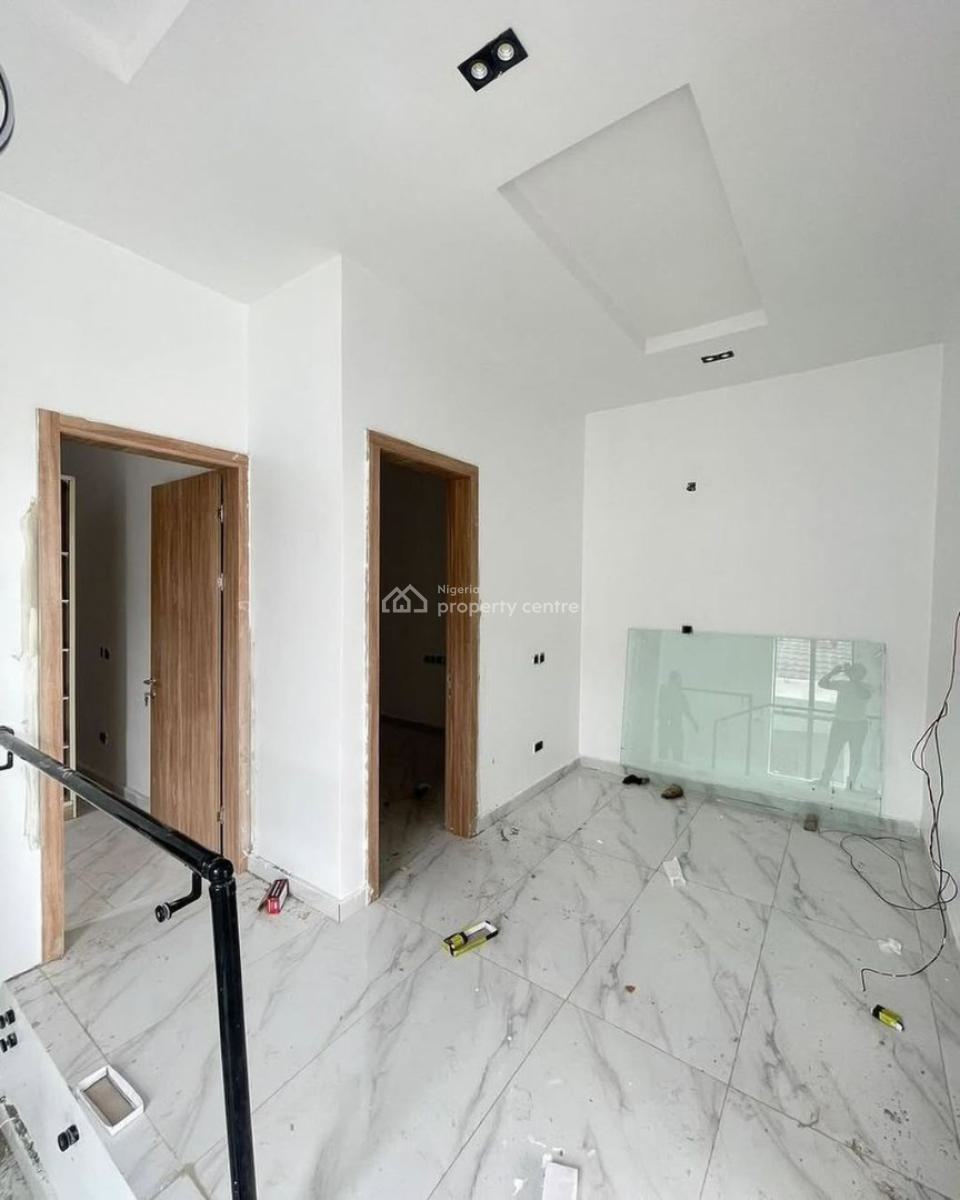 Newly Built 4 Bedroom Self Compound Terrace Duplex with Good Fittings, By Northwest Filling Station, Vgc, Lekki, Lagos, Terraced Duplex for Rent