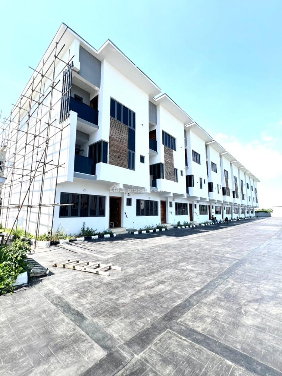 Lovely 4 Bedroom Terrace Duplex with Bq in a Secure Estate, Lekki Phase 1, Lekki, Lagos, Terraced Duplex for Rent