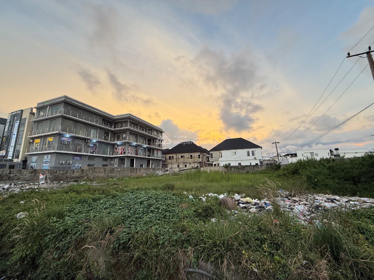 1600sqm Land Directly Facing a Busy Road, Lekki, Lagos, Land for Rent