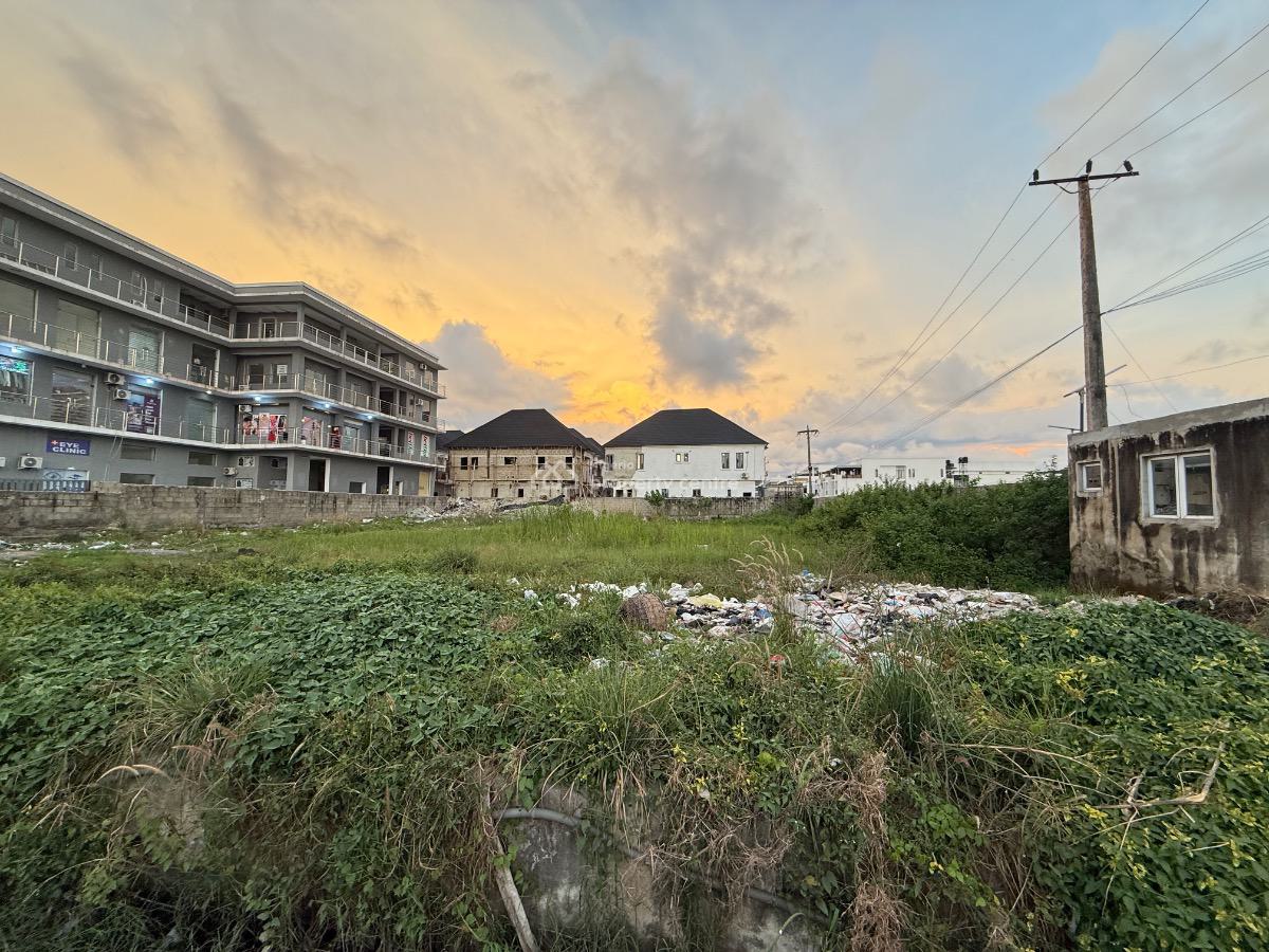 1600sqm Land Directly Facing a Busy Road, Lekki, Lagos, Land for Rent