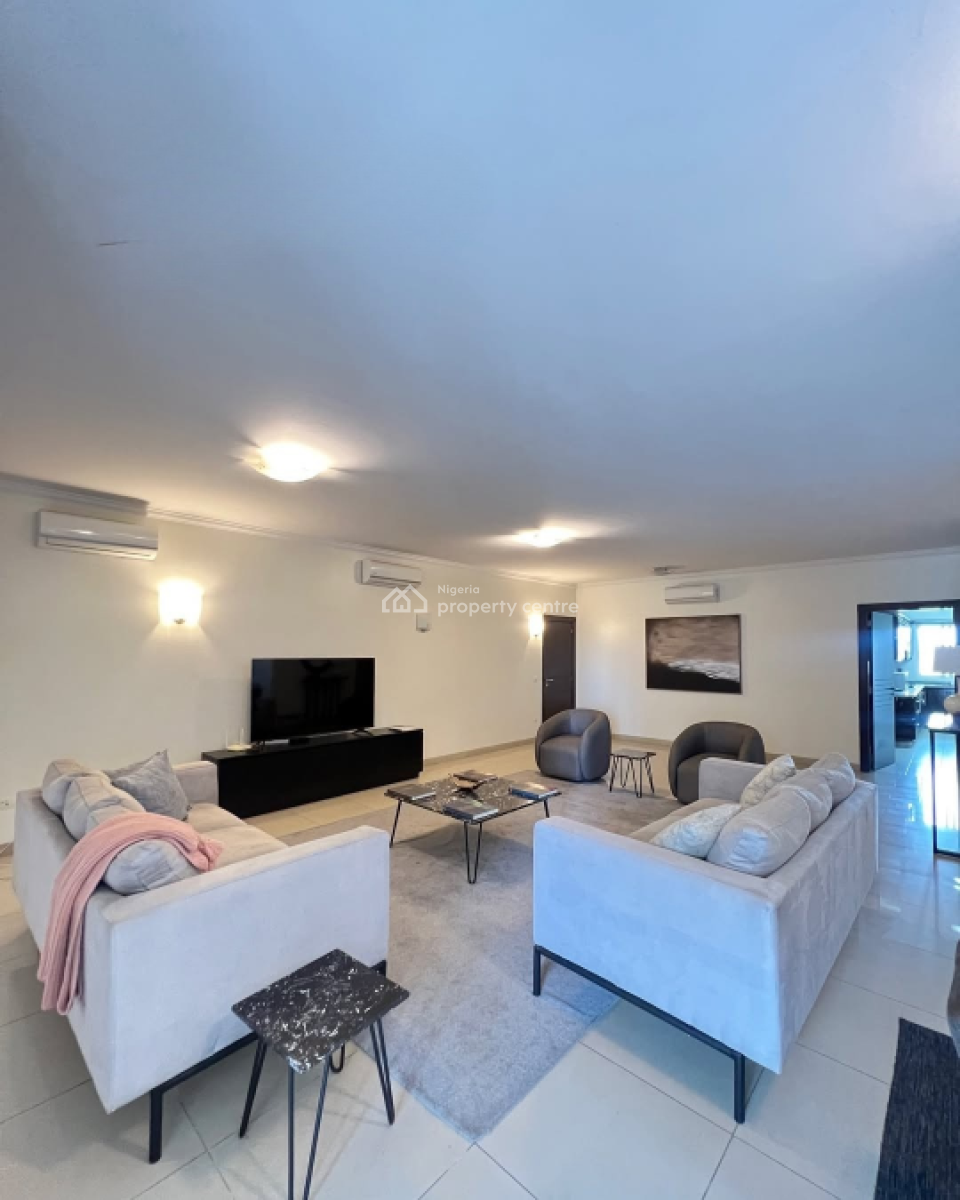 Furnished 3-bedroom Luxury Apartment  (11th Floor), Ikoyi, Lagos, Flat / Apartment for Rent