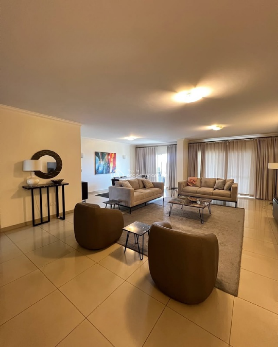 Furnished 3-bedroom Luxury Apartment  (11th Floor), Ikoyi, Lagos, Flat / Apartment for Rent