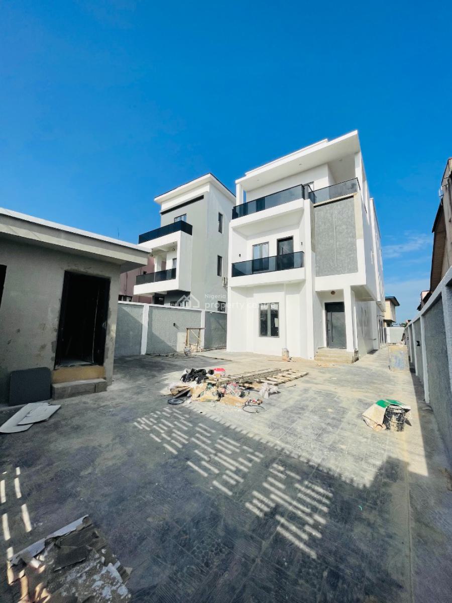 Magnificently Built 7 Bedroom Fully Detached Duplex Plus Bq & Pool, Majestically Built Home with Pool, Bq, Terrace in a Secured Estate, Gra Phase 2, Magodo, Lagos, Detached Duplex for Sale