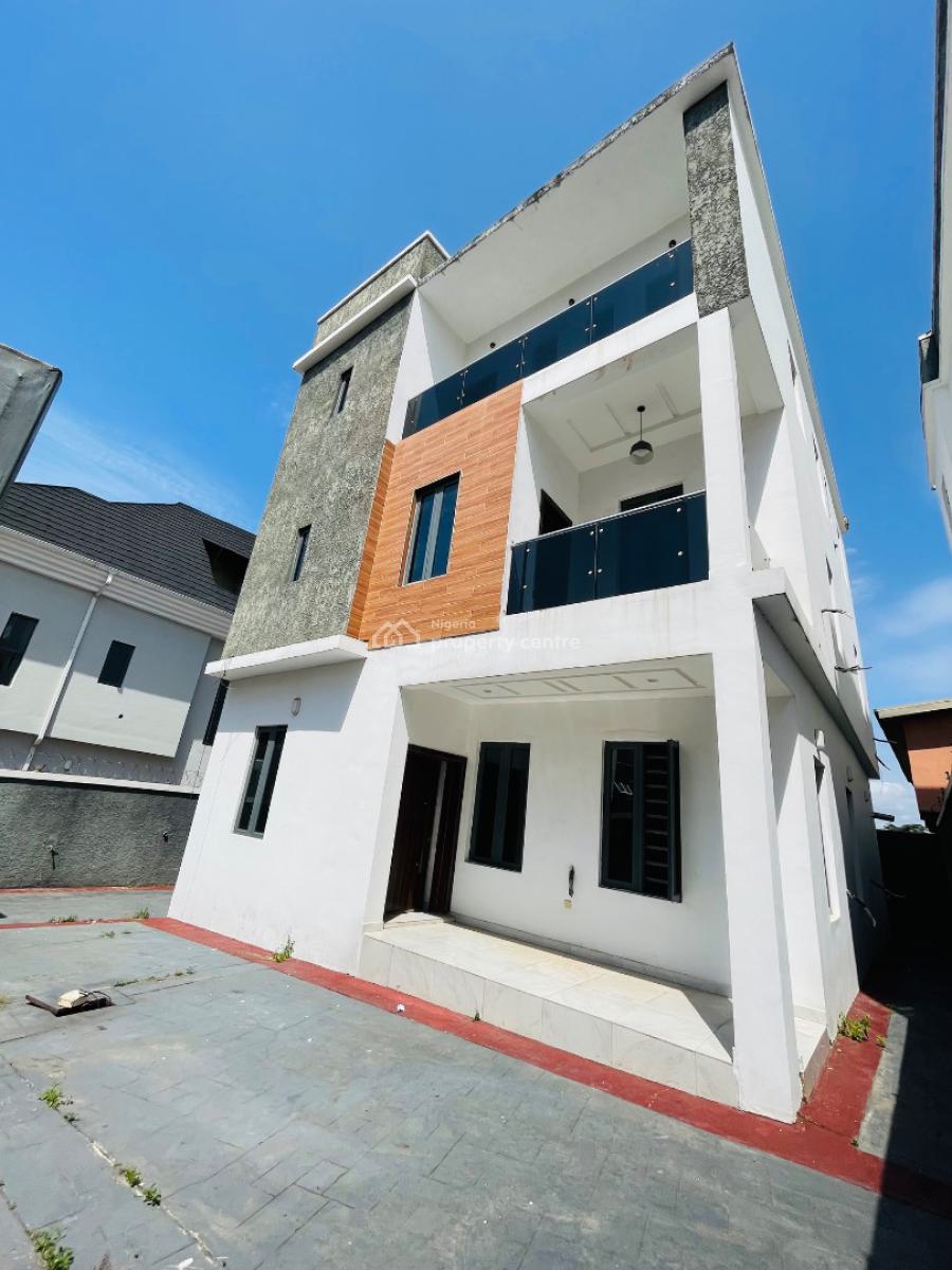 Eye Catchy 5 Bedroom Fully Detached Duplex Plus Bq, Majestically Built Home with Bq in a Secured Estate, Gra Phase 2, Magodo, Lagos, Detached Duplex for Sale