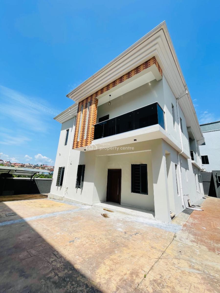 Elegant 5 Bedroom Fully Detached Duplex with Bq, Stunningly Designed Home with Bq in a Secured Estate, Gra Phase 2, Magodo, Lagos, Detached Duplex for Sale