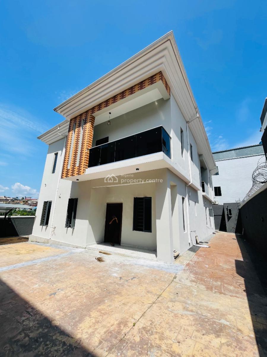 Elegant 5 Bedroom Fully Detached Duplex with Bq, Stunningly Designed Home with Bq in a Secured Estate, Gra Phase 2, Magodo, Lagos, Detached Duplex for Sale