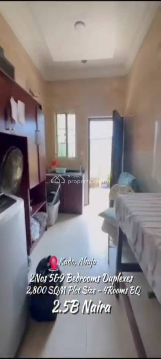 Well Crafted, Pair of Beautiful 5 & 9 Bedroom Duplexes, Kado, Abuja, Detached Duplex for Sale