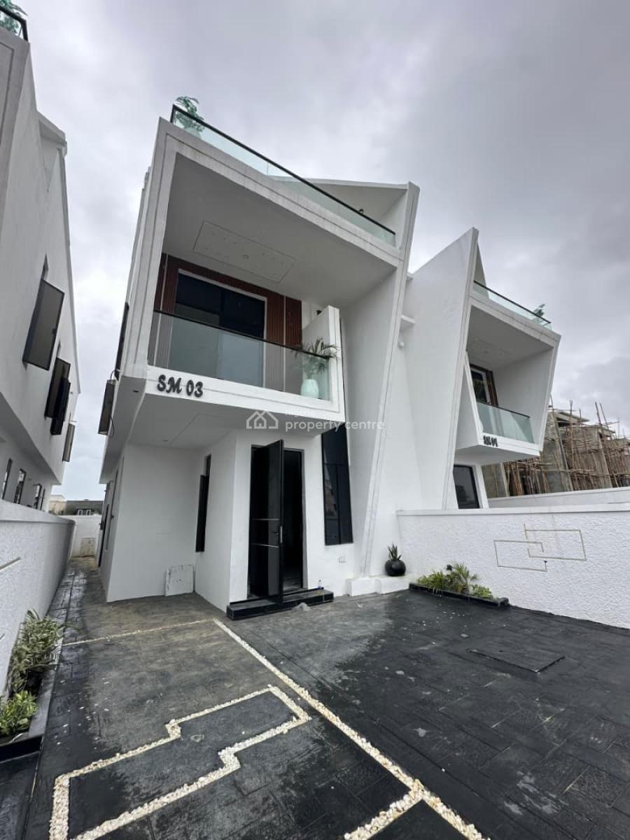 Well Finished 4 Bedroom Semi Detached Duplex with Bq, Ikota Lekki, Lekki, Lagos, Semi-detached Duplex for Sale