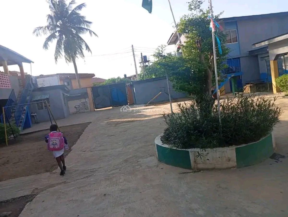 14 Classrooms Functioning School on 2 Plots of Land, C of O, Off Idimu Road, Egbeda, Alimosho, Lagos, School for Sale
