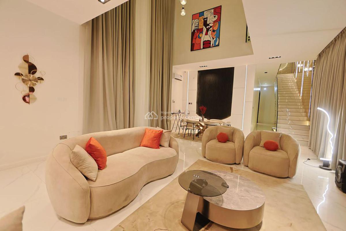 Newly Launched 5 Bedroom Self Compound Duplex, Chevron, Lekki, Lekki, Lagos, House Short Let