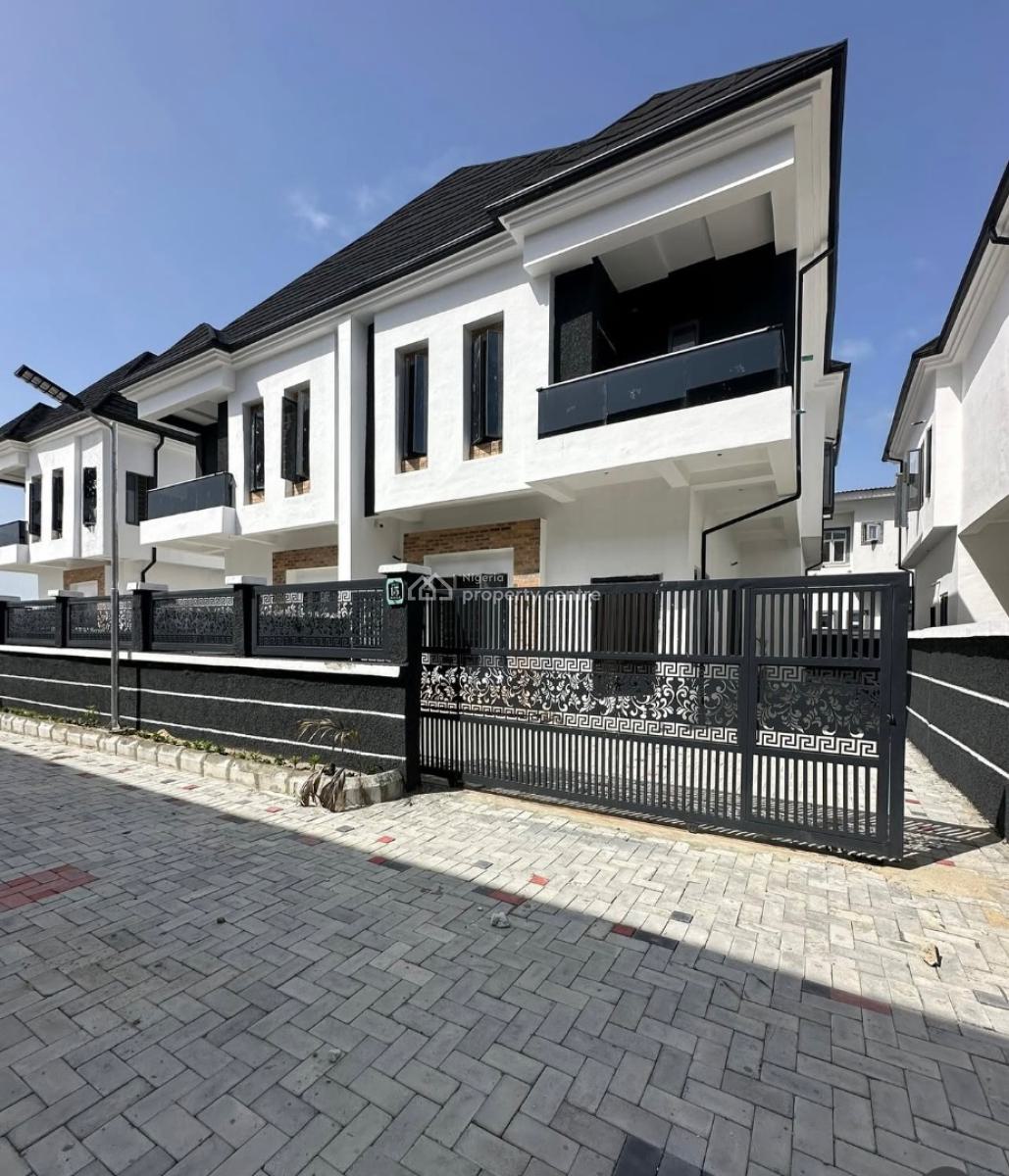 Lovely 4 Bedroom Semi Detached Duplex with a Bq, Orchid Road By Chevron Lekki, Lekki, Lagos, Semi-detached Duplex for Sale