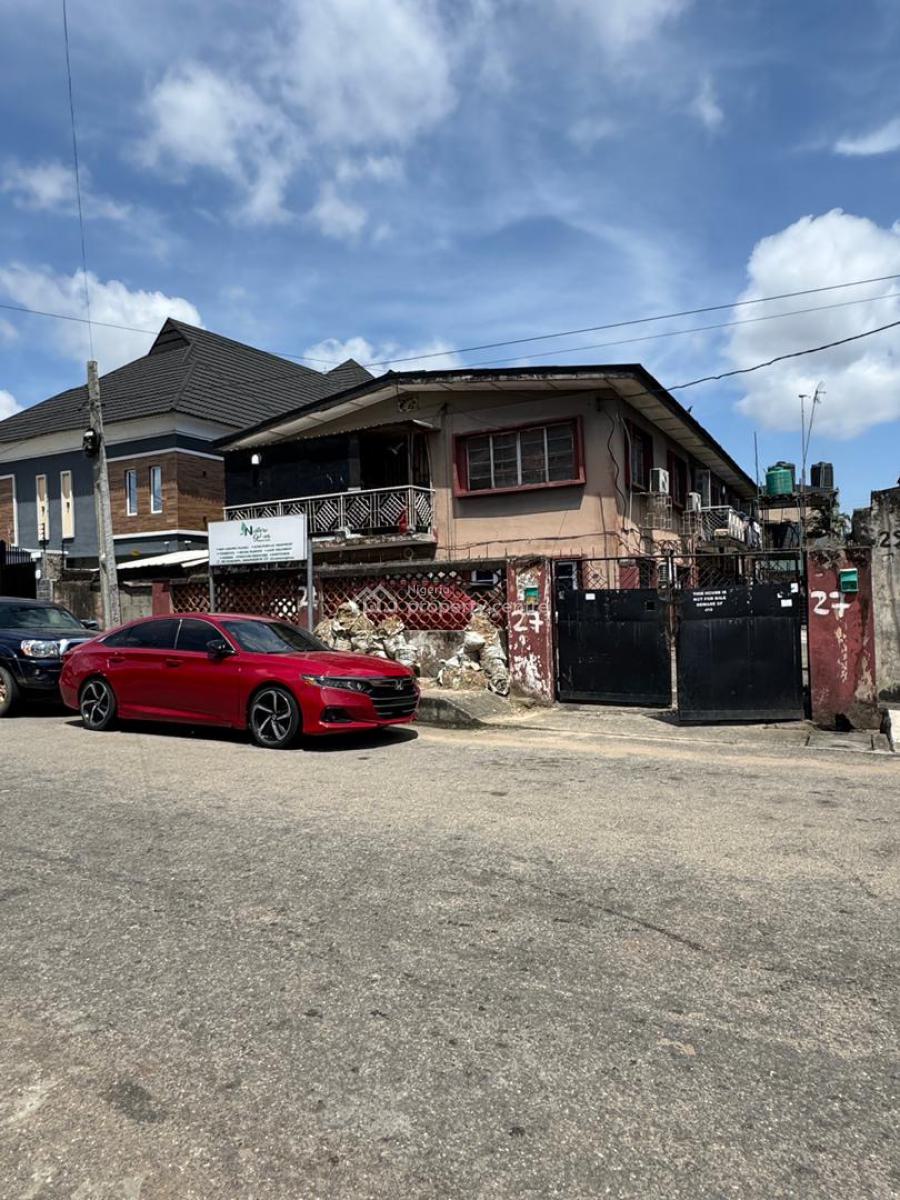 Old Building Suitable for Remodelling (renovation) Or New Development, in a Serene and Peaceful Neighborhood Off Bode Thomas, Bode Thomas, Surulere, Lagos, Detached Duplex for Sale