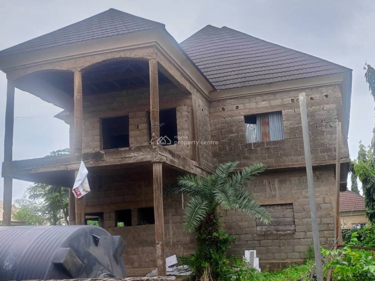 4 Bedrooms Carcass Duplex with Bq Space, Lokogoma District, Abuja, Detached Duplex for Sale