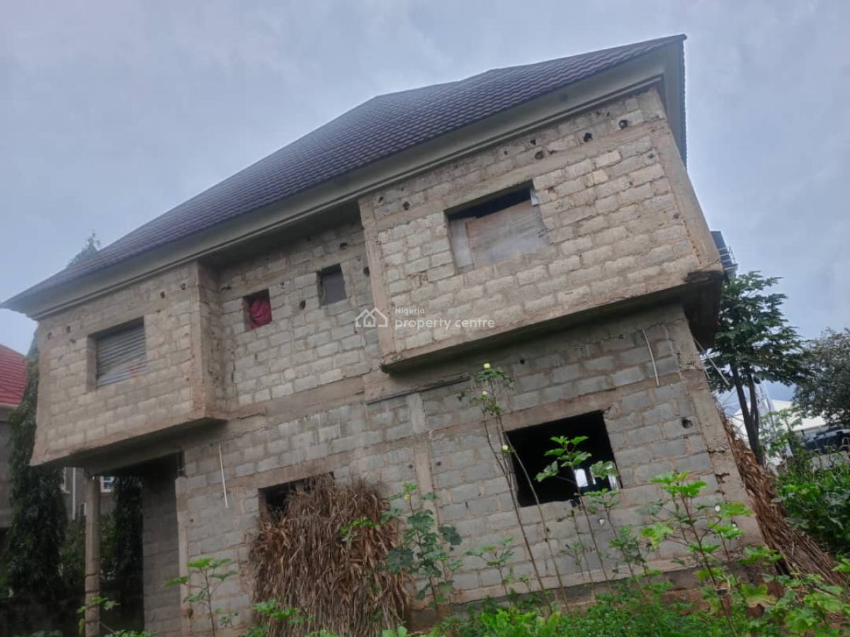 4 Bedrooms Carcass Duplex with Bq Space, Lokogoma District, Abuja, Detached Duplex for Sale