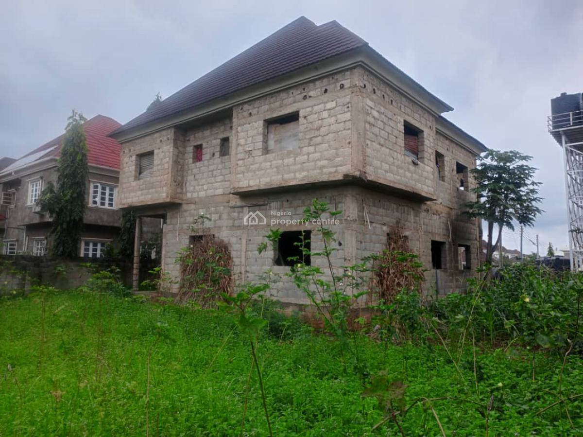 4 Bedrooms Carcass Duplex with Bq Space, Lokogoma District, Abuja, Detached Duplex for Sale