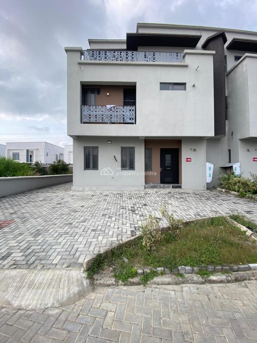 2 Units of 4 Bedroom Terrace with a Room Bq, Conservation, Ikota, Lekki, Lagos, Terraced Duplex for Sale