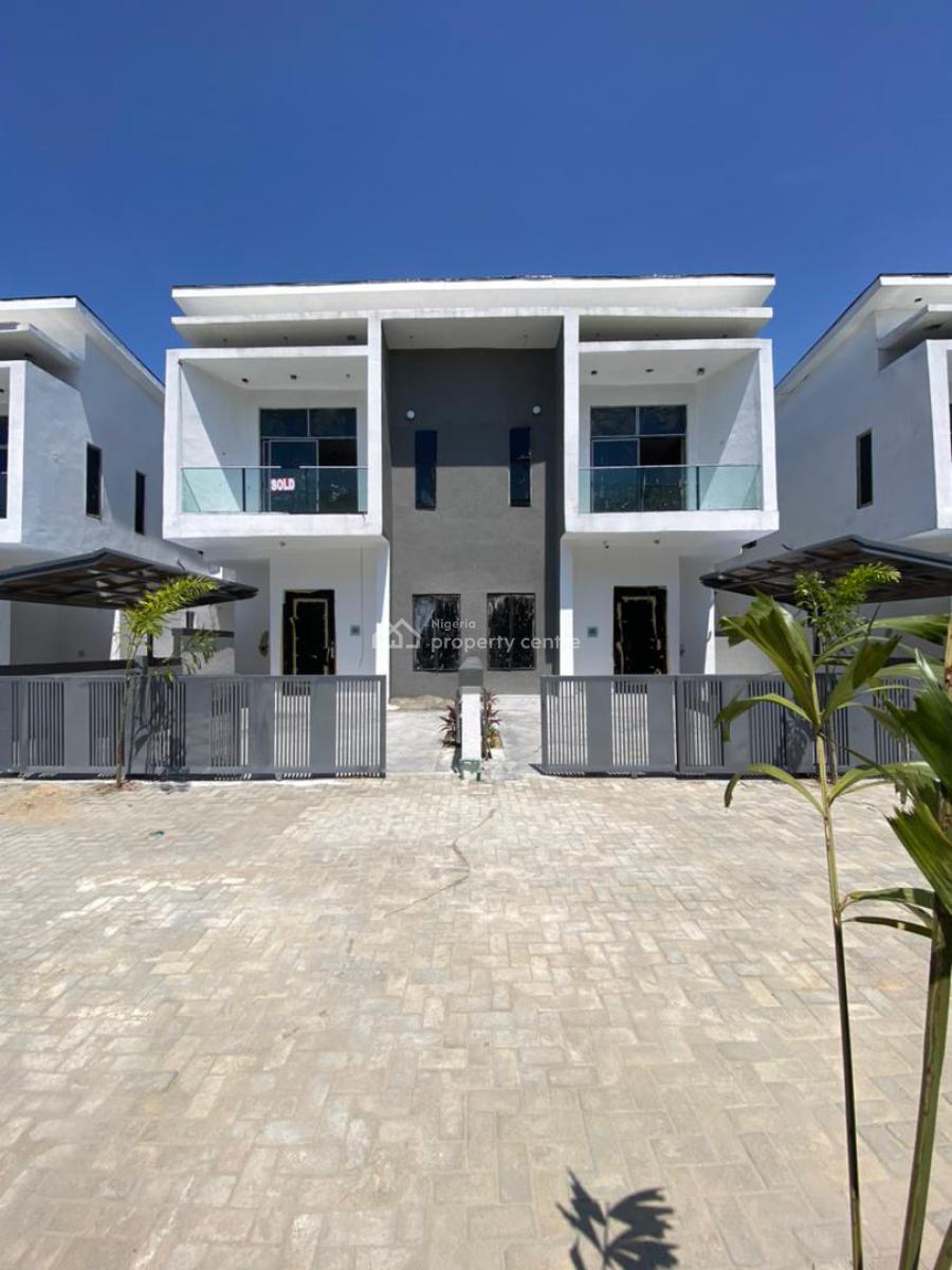 4 Bedroom Semi Detached Duplex with Bq ,general Pool & Gym, Orchid, Ikota, Lekki, Lagos, Semi-detached Duplex for Sale