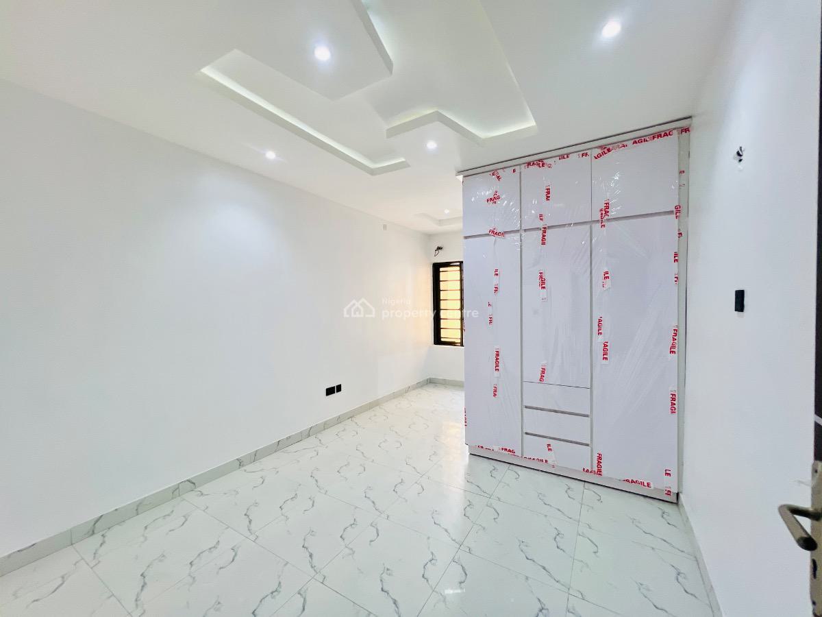 Brand New 3 Bedroom Duplex with Spacious Bq, Ikota Gra Estate Behind Megachicken Restaurant, Ikota, Lekki, Lagos, Terraced Duplex for Sale