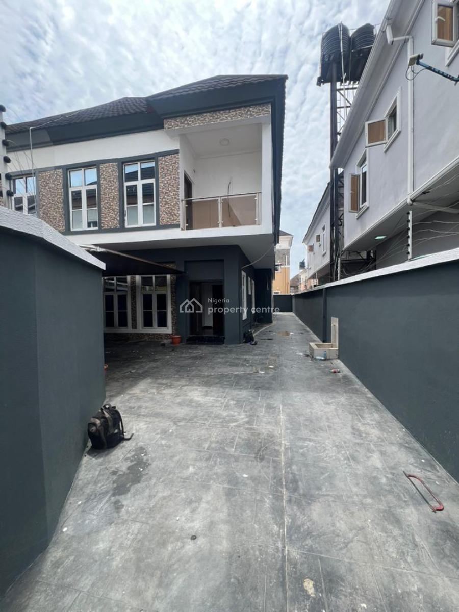 Lovely 4 Bedroom Semi Detached Duplex with a Bq, Chevron, Lekki, Lagos, House for Sale