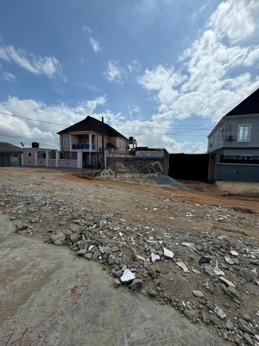 a Corner Peice Land Measuring 650sqm Fenced and Gated in a Lovely Loca, Gra Phase 1, Magodo, Lagos, Residential Land for Sale