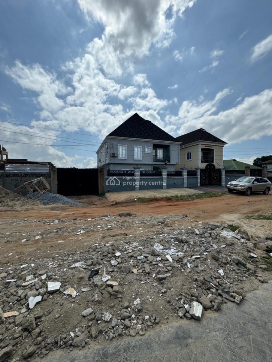 a Corner Peice Land Measuring 650sqm Fenced and Gated in a Lovely Loca, Gra Phase 1, Magodo, Lagos, Residential Land for Sale