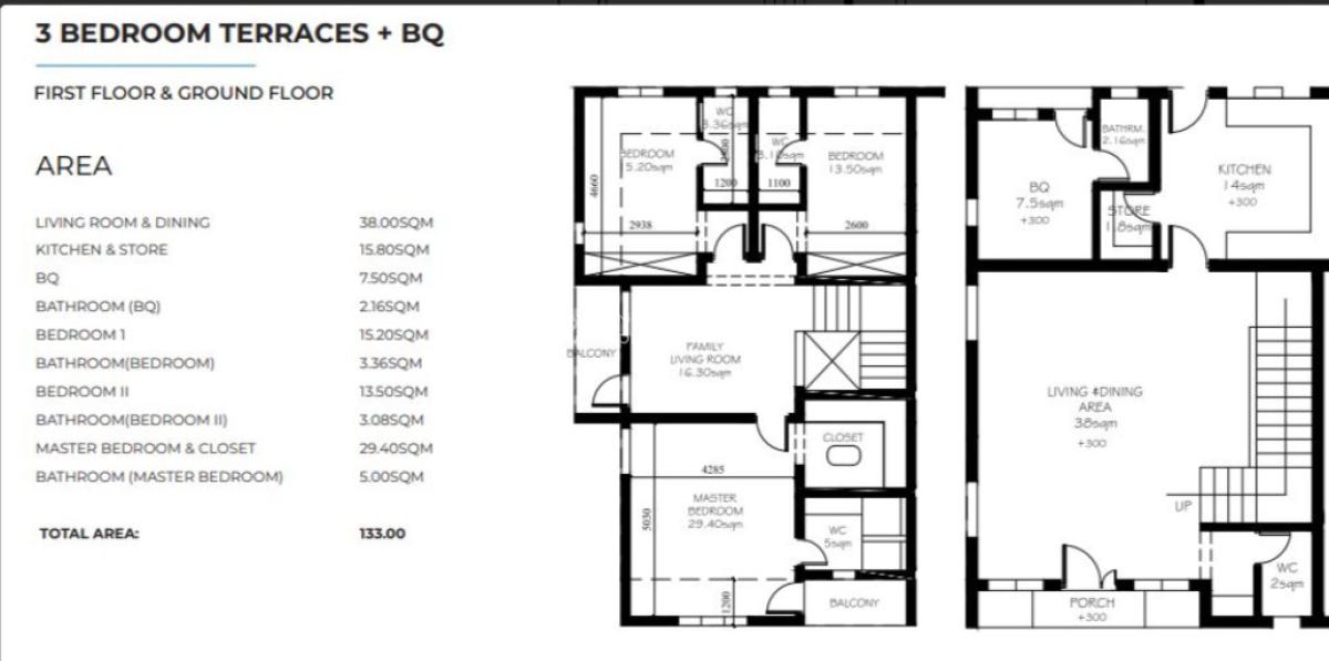 New 3 Bedroom Terrace House with One Room Boys Quarter, Camberwall Estate Phase 2, Abijo, Lekki, Lagos, Terraced Duplex for Sale
