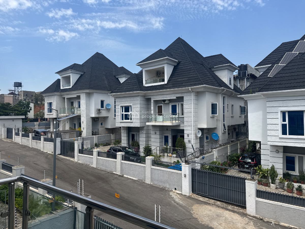 Luxury Finished 5 Bedroom Detached Duplex with Private Gate in a Mini, Guzape Main Abuja, Guzape District, Abuja, Detached Duplex for Sale