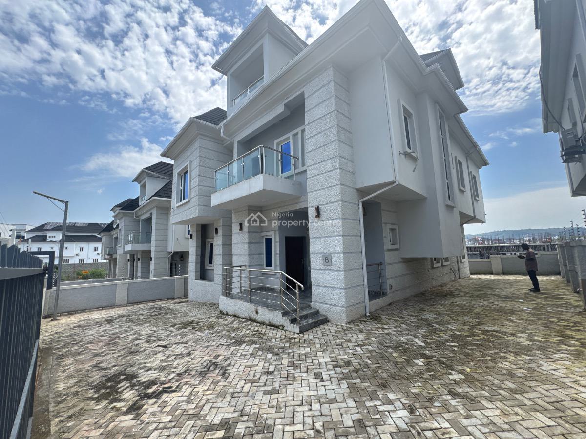 Luxury Finished 5 Bedroom Detached Duplex with Private Gate in a Mini, Guzape Main Abuja, Guzape District, Abuja, Detached Duplex for Sale