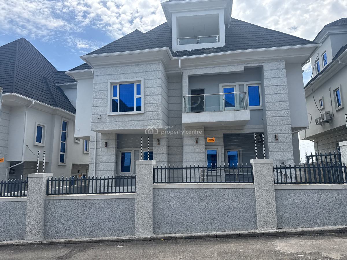 Luxury Finished 5 Bedroom Detached Duplex with Private Gate in a Mini, Guzape Main Abuja, Guzape District, Abuja, Detached Duplex for Sale