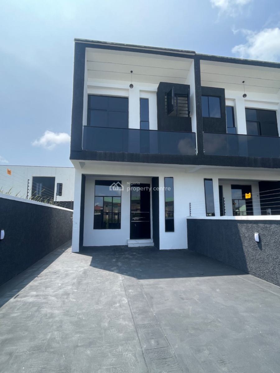 Brand New 4 Bedroom Duplex with Bq, Off Mobile Road By Ikota Gate Lekki Lagos, Ikota, Lekki, Lagos, Semi-detached Duplex for Rent