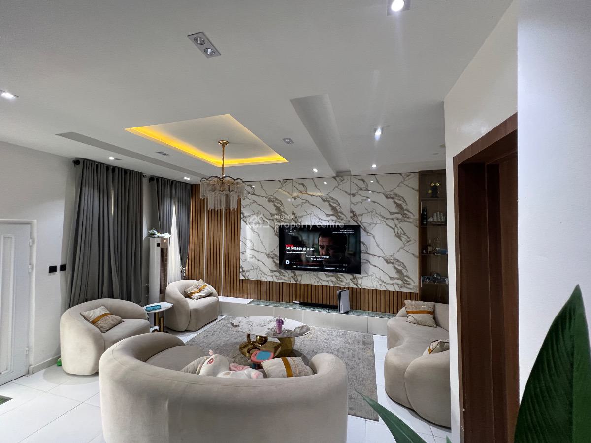 Spacious 4bedroom Terrace Duplex in a Well Secured and Serviced Estate, Conservation Road (west Bridge Estate), Lekki Phase 2, Lekki, Lagos, Terraced Duplex for Sale