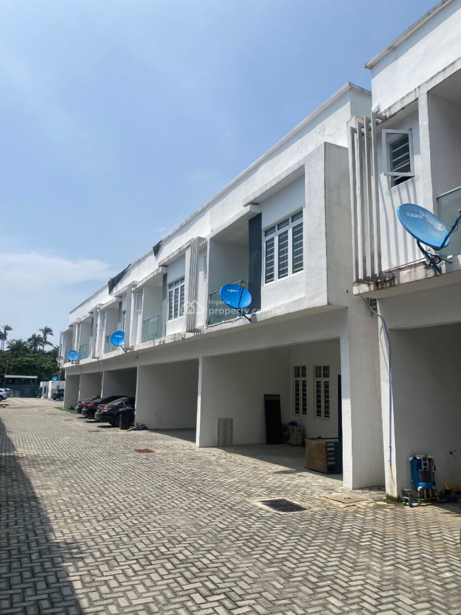 Spacious 4bedroom Terrace Duplex in a Well Secured and Serviced Estate, Conservation Road (west Bridge Estate), Lekki Phase 2, Lekki, Lagos, Terraced Duplex for Sale