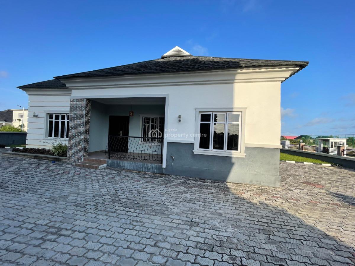 Luxury 3-bedroom Bungalow with Bq in a Serene Estate, Amen Estate Phase 2, Eleko, Ibeju Lekki, Lagos, Detached Bungalow for Rent