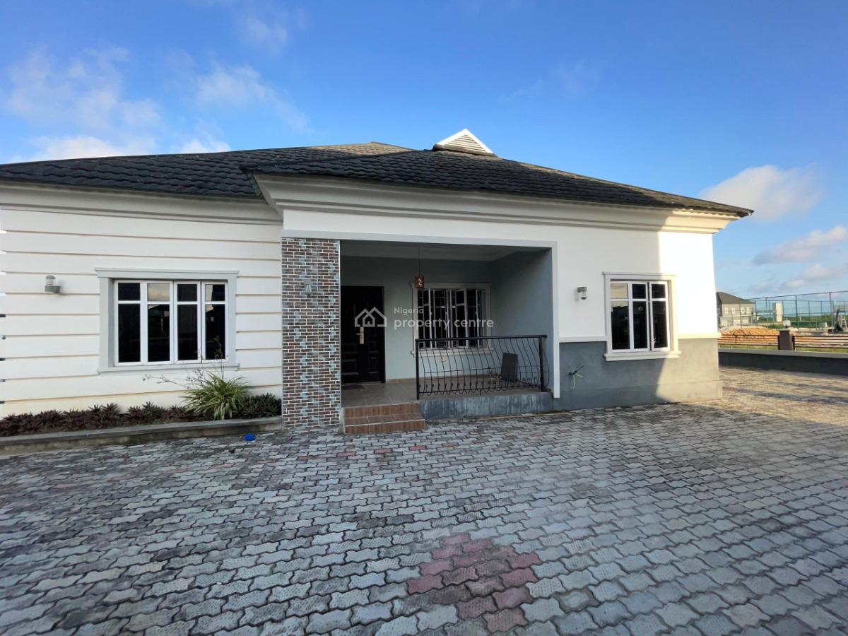 Luxury 3-bedroom Bungalow with Bq in a Serene Estate, Amen Estate Phase 2, Eleko, Ibeju Lekki, Lagos, Detached Bungalow for Rent